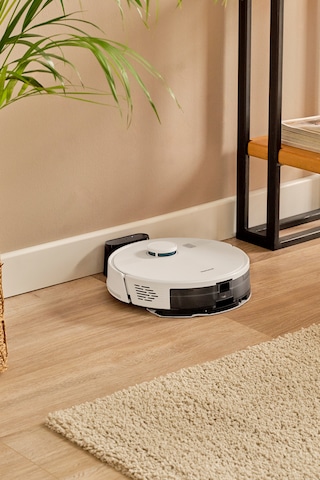 Homend Alex 10 Moplu Ve Haritalamalı 10 Kpa Akıllı Robot Süpürge Beyaz