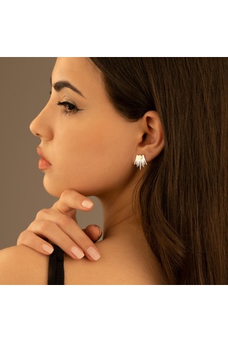 Dkmn Gümüş Gün Işığı Kadın Gümüş Küpe