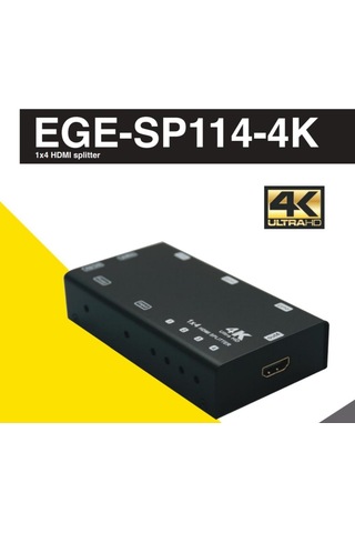 Geratech 1x4 Hdmı Splıtter 1 Giriş - 4 Çıkış