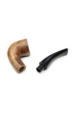 Falconetti 9 Mm. Kahverengi Sandalwood Eğimli Sap Ahşap Pipo Rd38