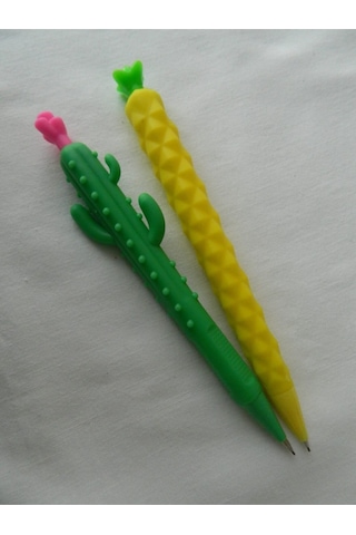 2'li Versatil Uçlu Kalem 0,7 Pembe Kaktüs + Ananas P.kaktüs/ananas