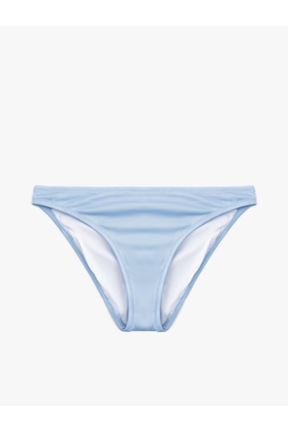 Koton Parlak Astarlı Bikini Altı Mavi 5sak00048mm Mavi
