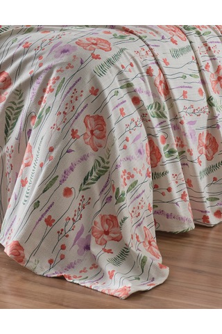 Loyal Home Çift Kişilik 4 Parça Pike Takımı 200x240 Cm Yeşil