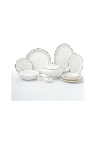 Maxx Doria Palace Silver Paisley 12 Kişilik 72 Parça Yemek Takımı Pa2049 Beyaz Maxx Doria Palace Silver Paisley 12 Kişilik 72 Parça Yemek Takımı Pa2049 Beyaz