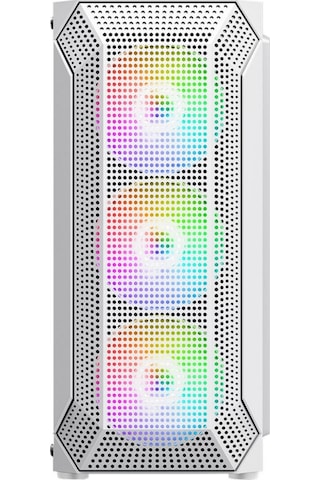 Power Boost VK-P1882BW 650 W 80 PLUS USB 3.0 ATX Mesh Rainbow Mid Tower Bilgisayar Kasası
