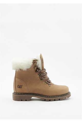 Caterpillar İllinois Beıge Crazy Deri Kadın Bot 001