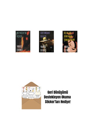 Meyaser'in Uçuşu + Sırtımdaki Ölüler + Belki De Dünyanın Sonundayım Ciltli + Okuma Sticker'ları