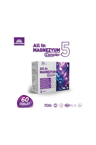Camrusepa All In Magnezyum Complex 5 60 Tablet