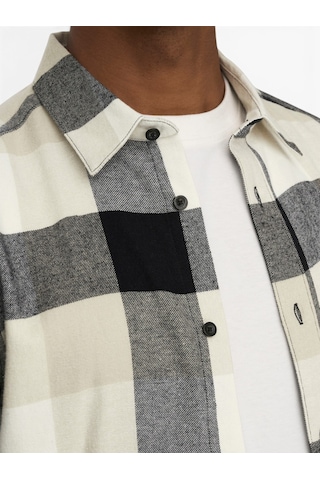 Only & Sons Onsgudmund Ls 3t Check Shırt Noos Erkek Beyaz Uk Gömlek - 22020301 Beyaz