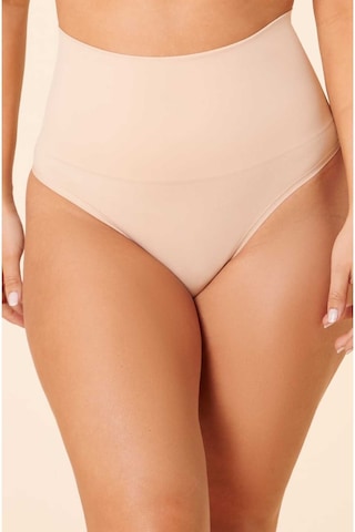 Mistirik Montela Model Büyük Beden Sıkılaştırıcı Ve Push Up String Külot Ten Renk Ten