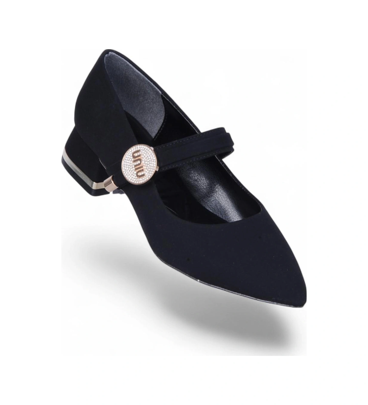 Scarletta S11 Saten 3cm Kadın Topuklu Ayakkabı S.Siyah