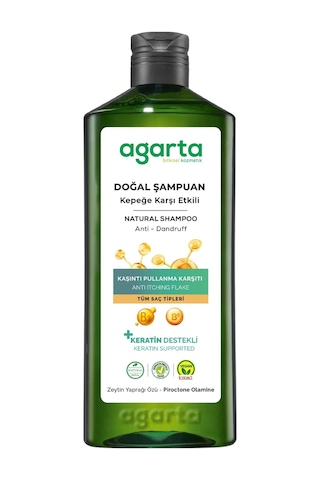 Agarta Doğal Şampuan 400 Ml Kepek Karşı Etkili Kepekli 01608797