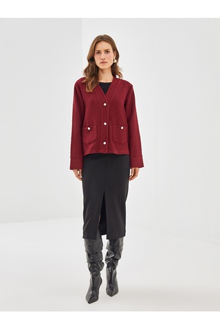 Lcwaıkıkı Classic Bordo Hırka