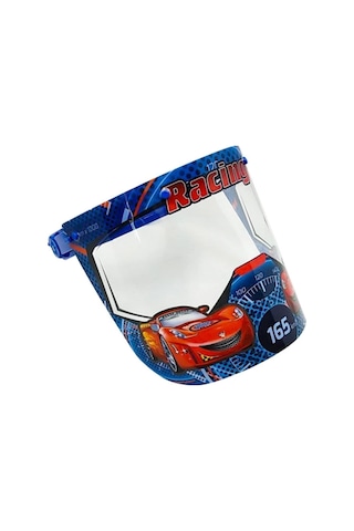 Racing Erkek Çocuk Oynar Başlıklı Yüz Koruyucu Siperlik Koruma Çok Renkli