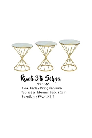 Brc Rivoli Zigon Model Metal Transmisyon Çelik Goldrenk Kaplama B