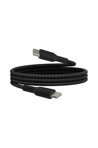 Belkin Boost Charge 60w Örgülü Usb-c - Usb-c Kablosu 1m Siyah Belkin Boost Charge 60w Örgülü Usb-c - Usb-c Kablosu 1m Siyah