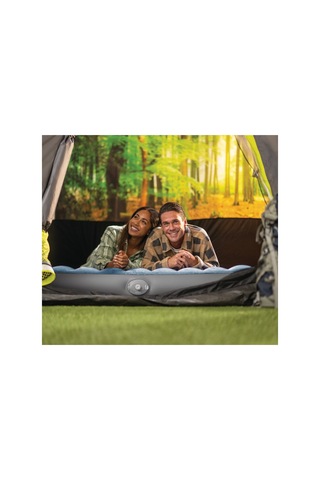 Intex Çift Kişilik Şişme Yatak - Queen Single-high Çıkarılabilir Şarjlı Pompalı 152x203x25cm Mavi