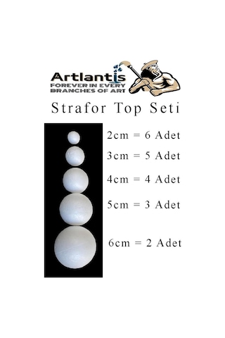 Güneş Sistemi Maketi İçin Strofor Köpük Top 20 Adet Yuvarlak Strafor Top Küre Okul Deney Köpük Toplar