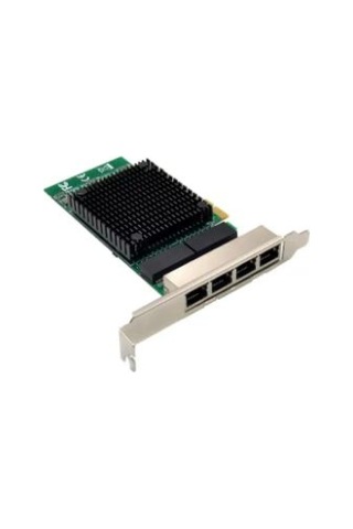 Open Smart OPS7297NT 4 Port Intel 82571EB-T4 1Gbe PCIe X1 Ethernet Kartı