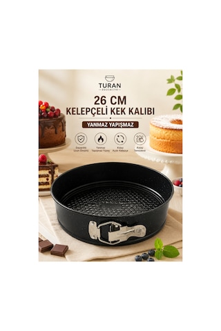 Kelepçeli Kek Kalıbı Siyah Kelepçeli Kek Kalıbı Siyah