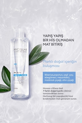 Missha A'PIEU Micellar Cleansing Hafif Yapılı Makyaj Temizleyici Su 300 ML