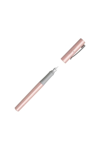 Faber Castell Fine Writing Faber Castell Grip Pearl Pastel Dolma Kalem - Pembe F Uç