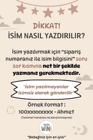İsme Özel Bebek Nevresim Takımı 70x120 Cm Park Yatak Nevresim Seti Ekru