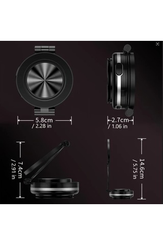 Motion003 Simli Manyetik Cep Telefonu Tutucu Araba Elektrikli Emme Kupasi Vakum İphone Uyumlu Telefon Tutucu