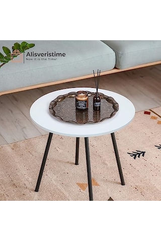 Alisveristime Osmanlı Motifli Metal Servis Tepsisi 34,5 Cm 13.6 İnç Kahve Ve Çay Sunum Tepsisi 5 Renk S Çok Renkli