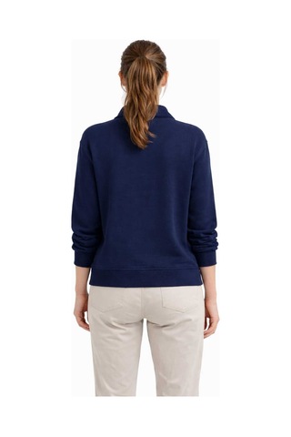 Bebuy Sweatshirt Yarım Fermuarlı Lacivert