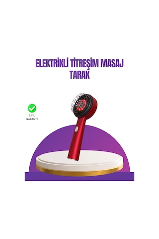 Kırmızı Led Işıklı Saç Derisi Masaj Aleti