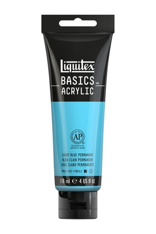 Liquitex Basics Akrilik 118Ml - Light Blue Permanent N 770
