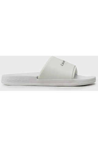 Calvin Klein Calvın Kleın Erkek Terlik Ym0ym00361-ybr Ym0ym00361-ybr Beyaz