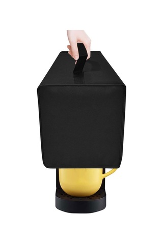 Homyl Kahve Makinesi Toz Geçirmez Kapak Aksesuar Koruyucu Siyah