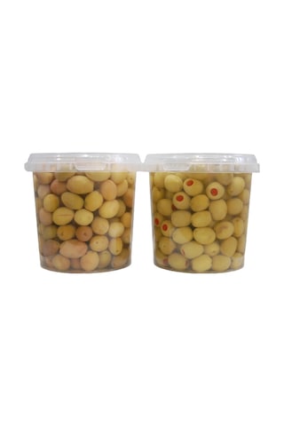 Sadıcım Biberli 650 Gr + Çizik 650 gr Yeşil Zeytin Pet Kavanoz