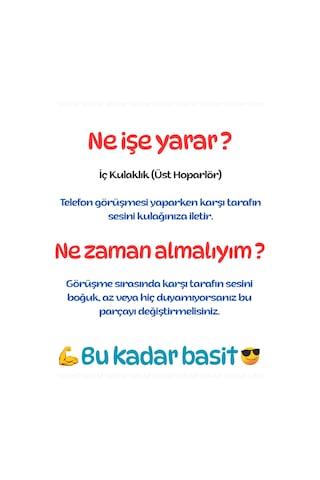 Oppo Reno13 F 5g İç Kulaklık Üst Hoparlör - Cph2699 Uyumlu