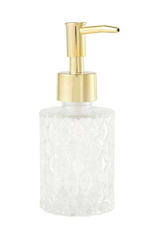 Xurunkeji Çok Amaçlı Mesa Sabunluk Kolay Temizlenebilir Cam Sabun Pompası Dağıtıcı Mutfak Ve Banyo İçin Mükemmel Altın Altın