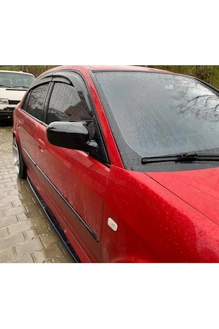 Honda Civic Vtec 2 Batman Yarasa Ayna Kapağı Parlak Siyah Abs 2002 2003 2004 2005