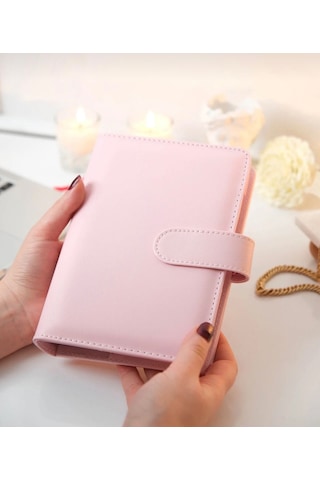 Bütçe Planlayıcı Birikim Ajandası A6 Bütçe Organizeri Pembe