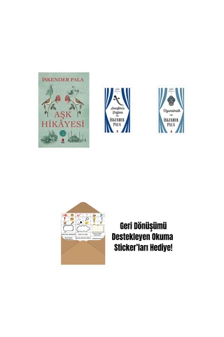 Aşk Hikâyesi + Jennifer In Düğünü Ciltli + Nizamülmülk Ciltli + Okuma Sticker'ları