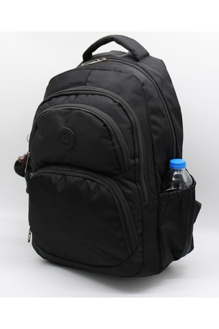 Bvt-34600 Su Itici Kumaş Okul Çantası Unisex Sırt Çantası Siyah Siyah Siyah Siyah