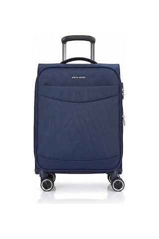 Pierre Cardin Ultra Light Hafif Lüx Kumaş Kabin Boy Valiz Lacivert 04pc6005