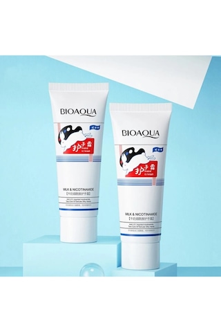 Bioaqua Süt ve Nicotinamide Leke Karşıtı Aydınlatıcı El Kremi 40 G