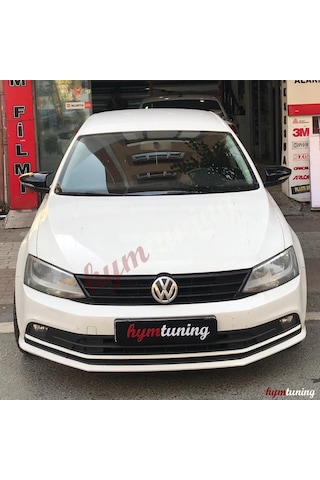 Volkswagen Jetta Mk6 2011-2014 Yarasa Ayna Kapağı. Parlak Siyah