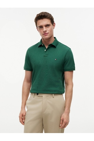Tommy Hilfiger 1985 Regular Polo Erkek Yeşil Polo - Mw0mw17770