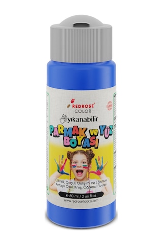 Red Rose Mavi Parmak Boyası 60 ML