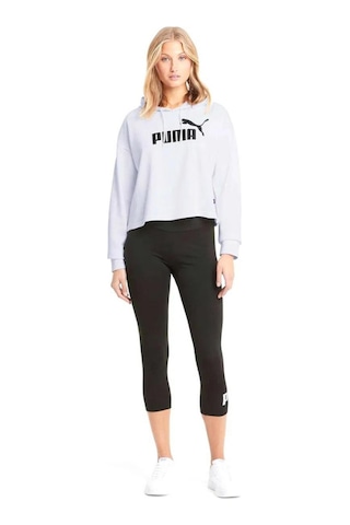 Puma Ess Cropped Logo Hoodie Tr Beyaz Kadın Sweatshirt 58687002
