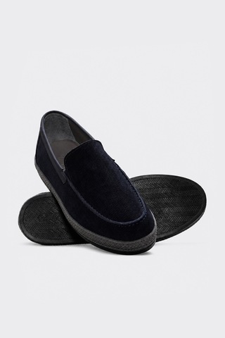 Fast Step Hakiki Deri Erkek Casual 722ma607 Lacivert Süet
