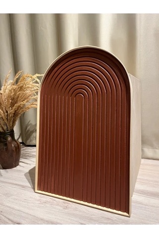 Cıgıl Wood Brown Belt Ahşap Bohem Tablo