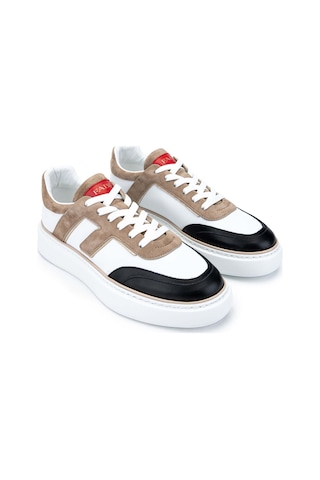 Fabi Erkek Hakiki Deri Beyaz/kum/siyah Sneakers & Spor Ayakkabı 510 Fu0828b Erk Ayk Y24 Bıanco/sabbıa/nero Çok Renkli